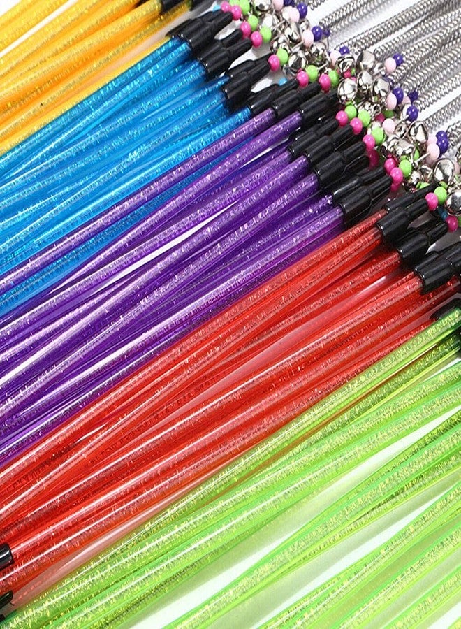 Pups&Pets Pet Cat Feather Spring Stick Teaser Kitten Interactive Bell Rod Wand Teaser Toy 1 Piece (Color May Vary) - Image 4